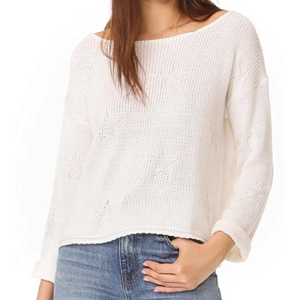 Rails Kalani Textured Cropped Sweater Size Small